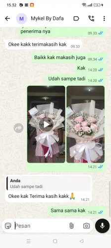 Testimonial Buket Bunga meikarta