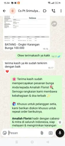 Testimonial Papan Bunga meikarta