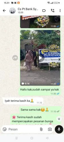Testimonial Papan Bunga meikarta